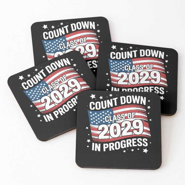 Item preview, Class Of 2029 Count Down 8th Grade Graduation American Flag designed and sold by 07Art.