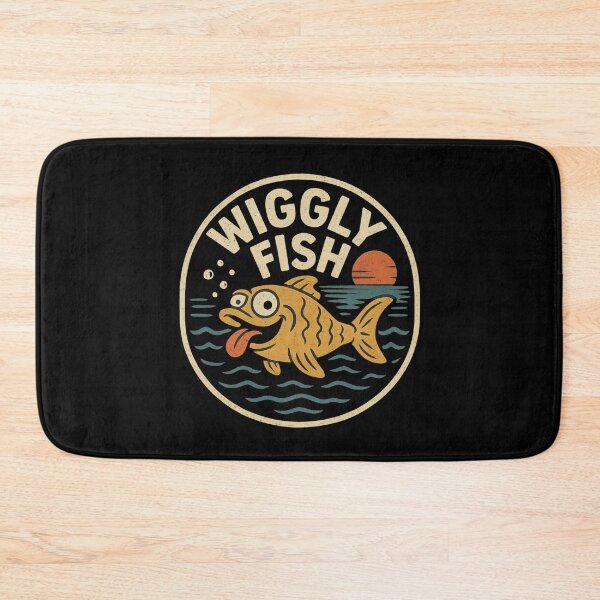 Item preview, Wiggly Fish – Sea Sunset Panic designed and sold by ALITOPRINCE.
