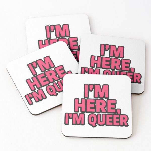 Item preview, I'm Here, I'm Queer – Bold Pride Statement designed and sold by Haus Of Sin.