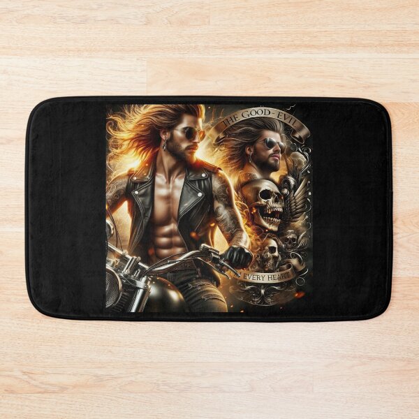 Item preview, Gothic Man Biker Winged Skull designed and sold by Voodoo Store Paranormal Collections.