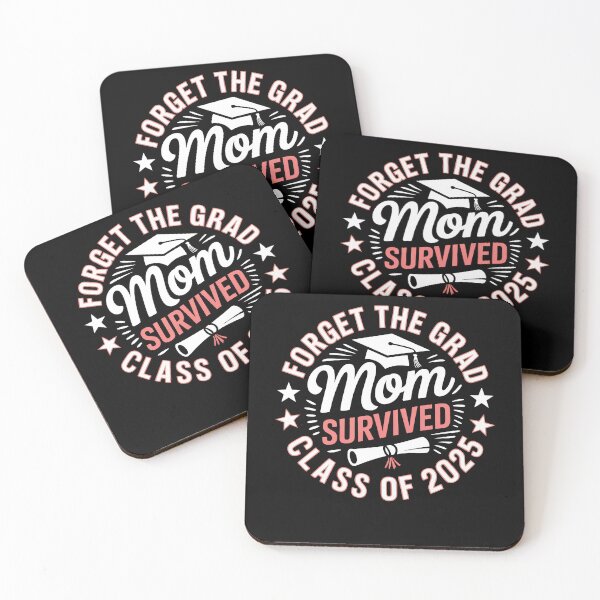 Item preview, Funny Forget The Grad Mom Survived Class Of 2025 designed and sold by 07Art.
