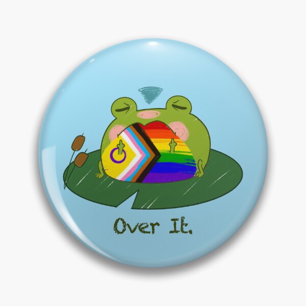 Item preview, Queer and Over It Frog designed and sold by Mickey0o.