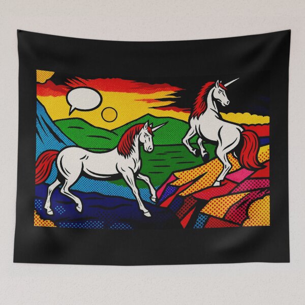 Item preview, Unicorns Unicornios variation from Original Oil painted By Bevilaqua#3 designed and sold by Helios Be. Lavsh.