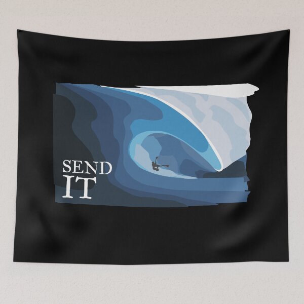 Item preview, Send It - Bodyboarding (The Right) T-shirt design designed and sold by Design--Spore.