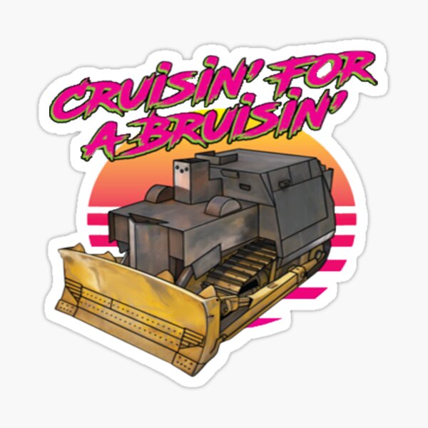 Artikel-Vorschau von Cruisin für ein Bruisin Killdozer Lustiges Shirt, designt und verkauft von Trending shop.