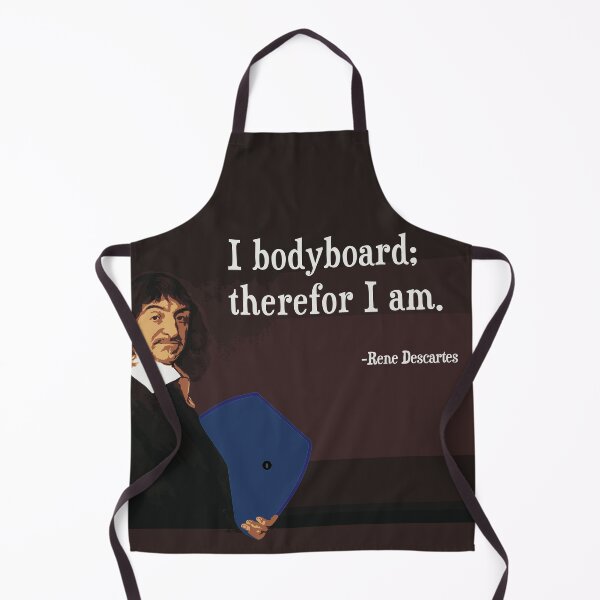 Item preview, I bodyboard; therefor I am. Bodyboarding philosophy T-shirt Sticker design designed and sold by Design--Spore.