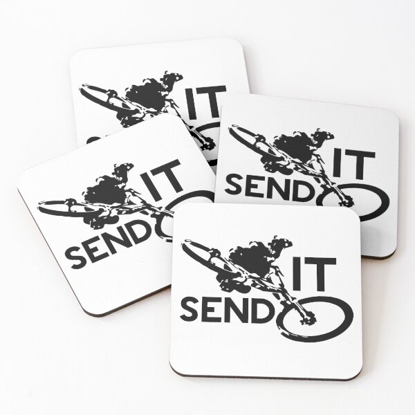 Item preview, Send It Downhill Mountain biking designed and sold by Design--Spore.