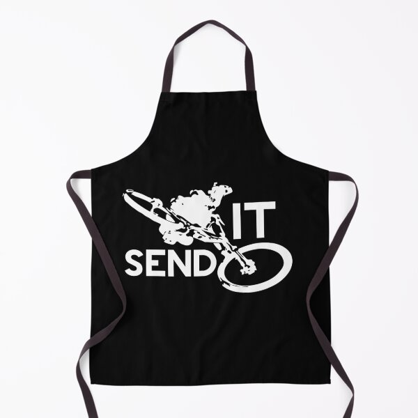 Item preview, Send It Downhill Mountain biking (white) designed and sold by Design--Spore.