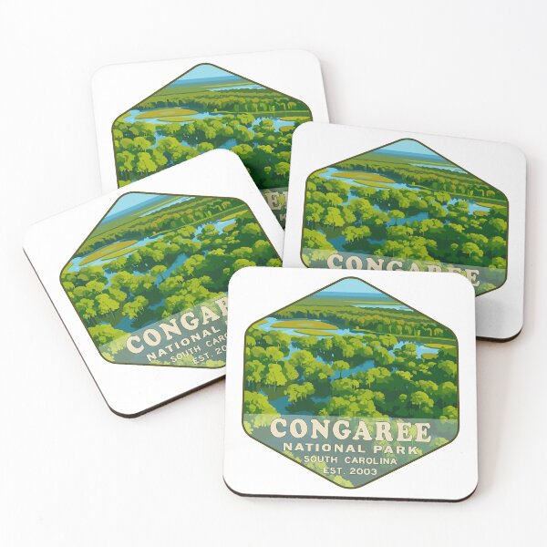 Item preview, Congaree National Park South Carolina Retro Sticker designed and sold by Ismeal Von.