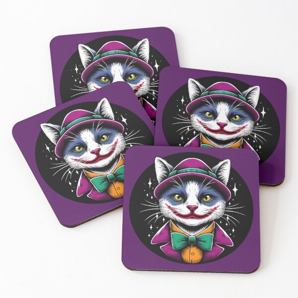 Item preview, Cat in clown make-up designed and sold by Artillenium.