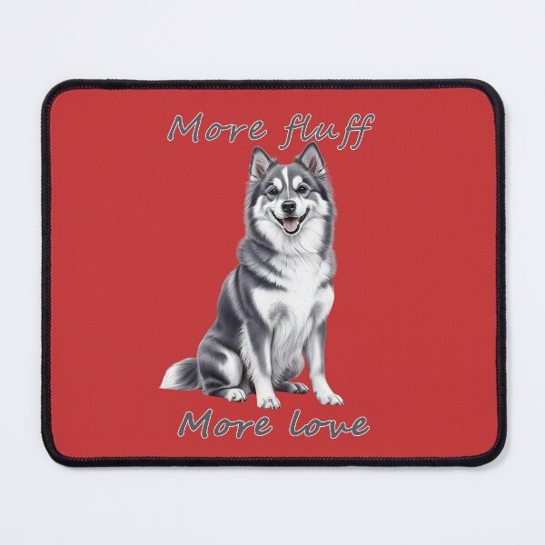 Item preview, More Fluff, More Love – Finnish Lapphund Charm designed and sold by Pawtraitvibes.