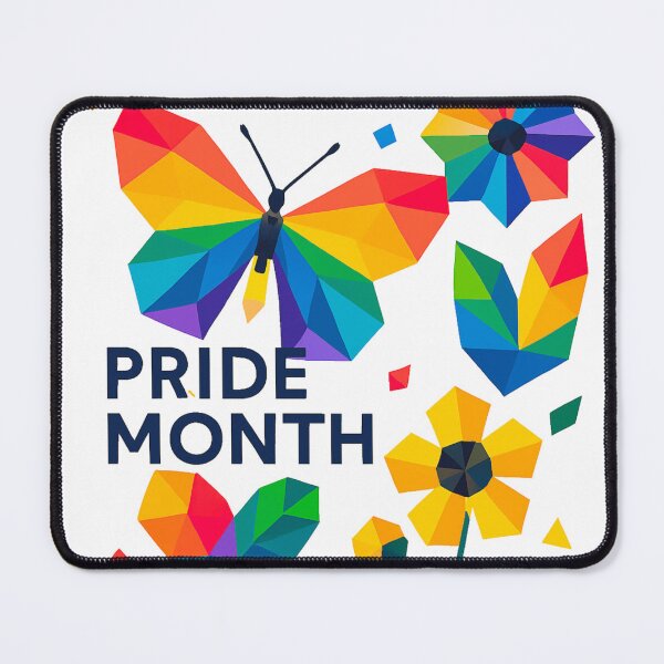 Item preview, PrismWild Pride Geometric Bold Rainbow Shapes designed and sold by PrismWild.