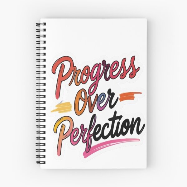 Item preview, Progress over perfection design designed and sold by Motivated Sensei.