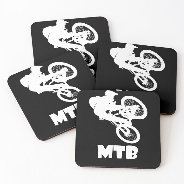 Item preview, MTB Mountain biking (white) designed and sold by Design--Spore.