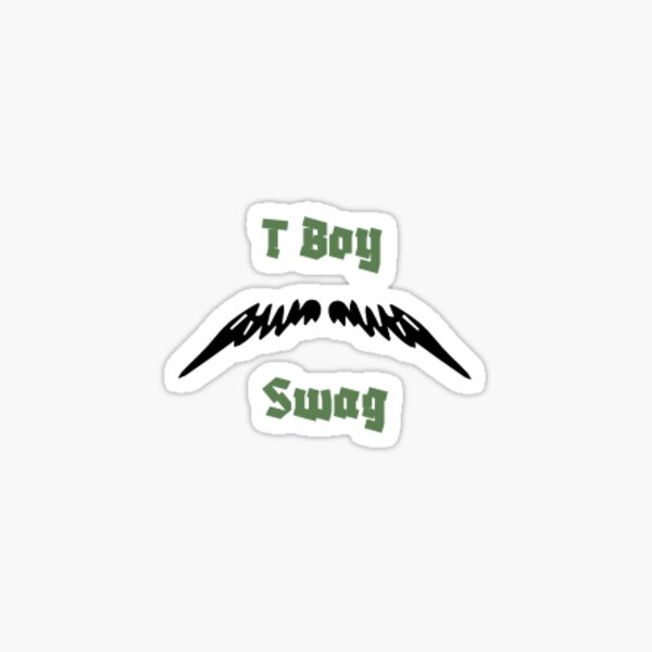 Artikel-Vorschau von T-Boy-Swag Sticker, designt und verkauft von DandyStickers.