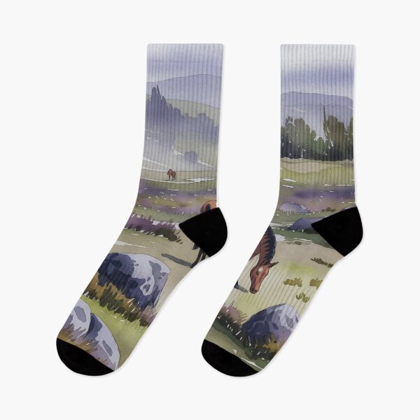 Item preview, Dartmoor Ponies: Grazing on Devon’s Open Moor designed and sold by LSVart.
