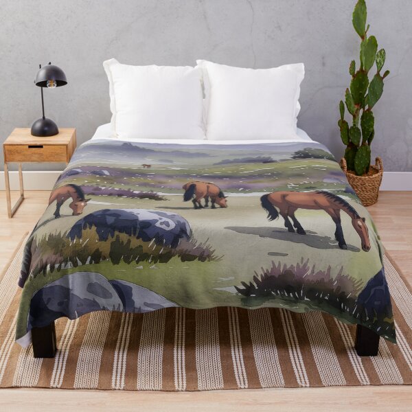 Item preview, Dartmoor Ponies: Grazing on Devon’s Open Moor designed and sold by LSVart.