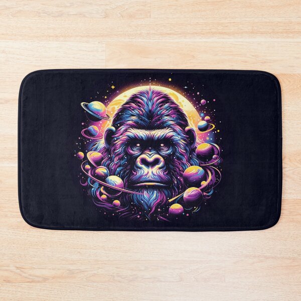Item preview, Cosmic gorilla and planets designed and sold by Artillenium.