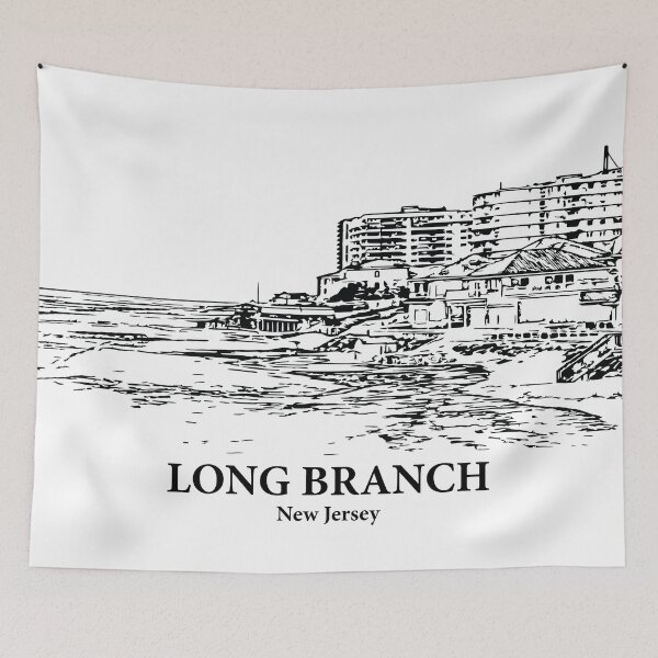 Item preview, Long Branch - New Jersey designed and sold by Lakeric Cityscapes.