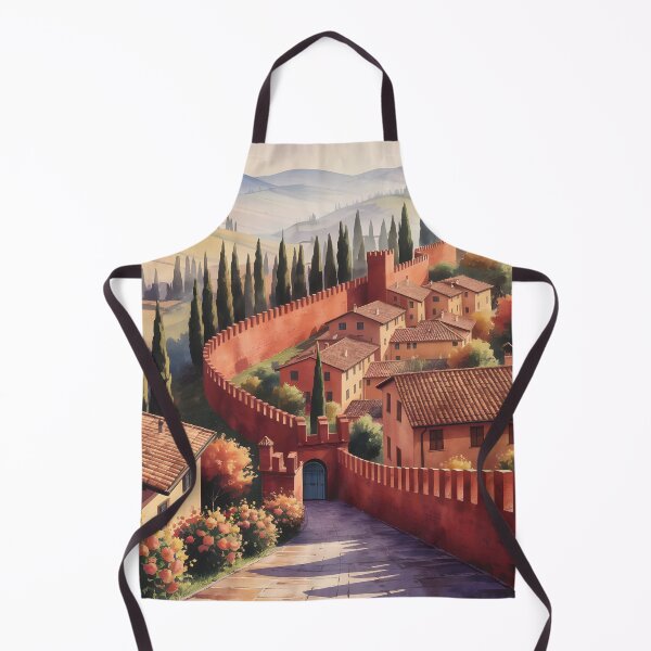 Item preview, Corinaldo, Marche: Early Autumn Afternoon designed and sold by LSVart.