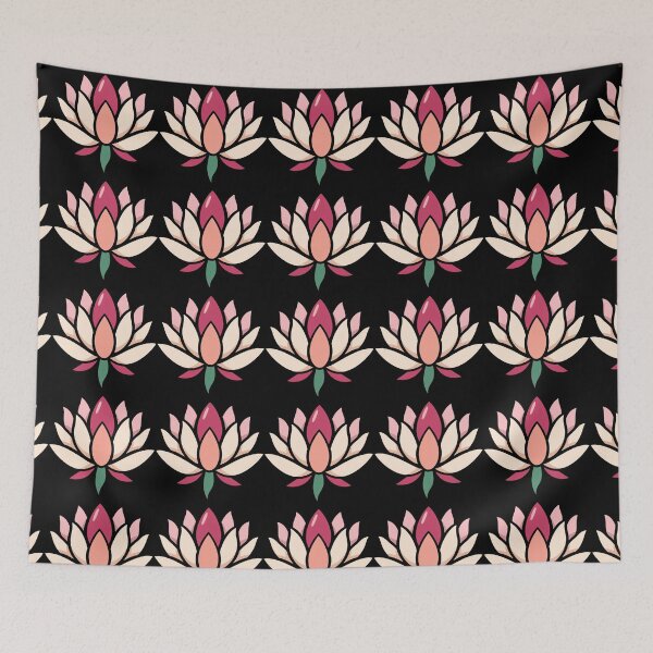 Item preview, Stylized Lotus Flower designed and sold by Agnes-Creative.