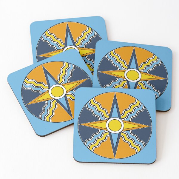Item preview, Solar Disk of Shamash - Aroace Pride Edition designed and sold by CaffeineCraftedCreations.