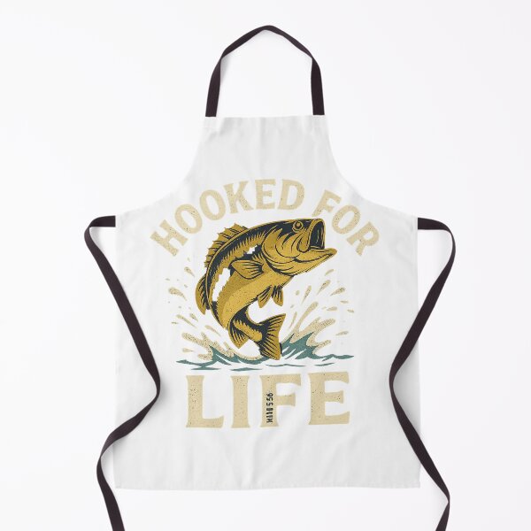 Item preview, Hooked for Life Leaping Fish Design designed and sold by dessertcruzing.