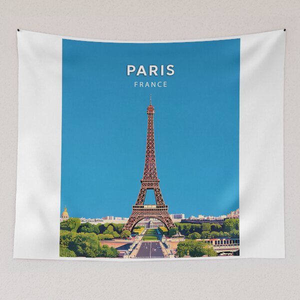 Item preview, Paris, France, Poster Vintage Pastel Poster designed and sold by NicePlaza.
