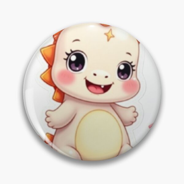 Item preview, Adorable Pastel Baby Dinosaur with Star – Magical Kawaii Cloud Friend designed and sold by CreatvShop.