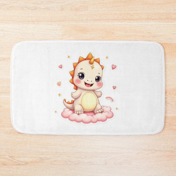 Item preview, Adorable Pastel Baby Dinosaur with Star – Magical Kawaii Cloud Friend designed and sold by CreatvShop.