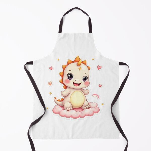 Item preview, Adorable Pastel Baby Dinosaur with Star – Magical Kawaii Cloud Friend designed and sold by CreatvShop.