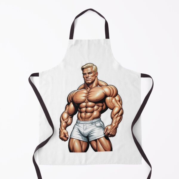 Item preview, Ultra Muscular Bodybuilder Sticker – Bold Fitness Art #123 designed and sold by ForeverPrintsOK.