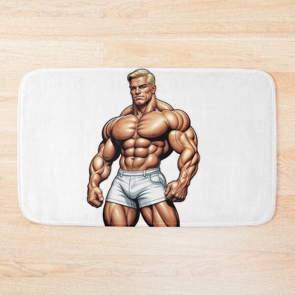 Item preview, Ultra Muscular Bodybuilder Sticker – Bold Fitness Art #123 designed and sold by ForeverPrintsOK.