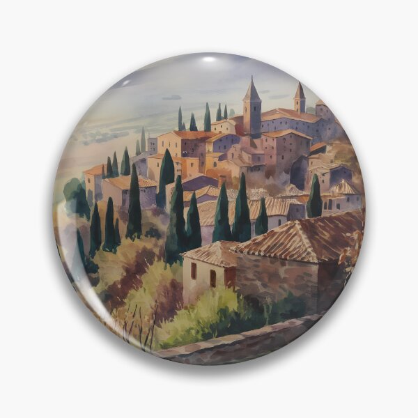 Item preview, Castiglione di Sicilia: Hazy Late Autumn Afternoon designed and sold by LSVart.