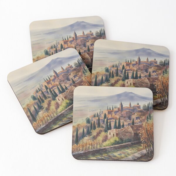 Item preview, Castiglione di Sicilia: Hazy Late Autumn Afternoon designed and sold by LSVart.
