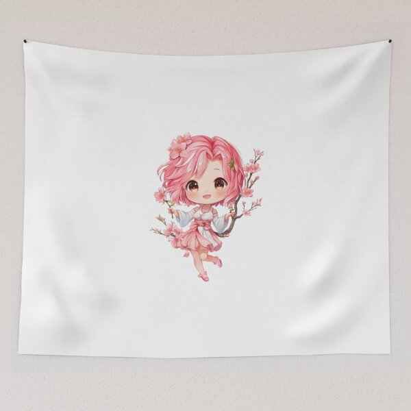 Item preview, Sweet Sakura Girl - Kawaii Character Design designed and sold by IssaraStudio.