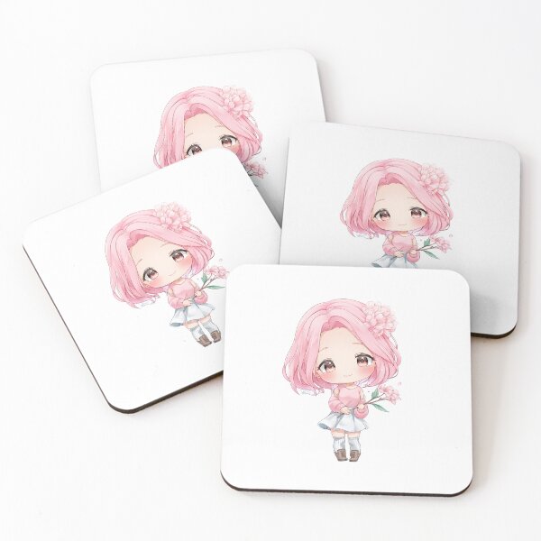 Item preview, Pink-Haired Chibi - Transparent designed and sold by IssaraStudio.