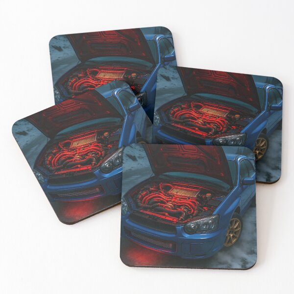 Item preview, Turbocharged Mountain Boxer – Winter Engine Glow designed and sold by PosterFuel.