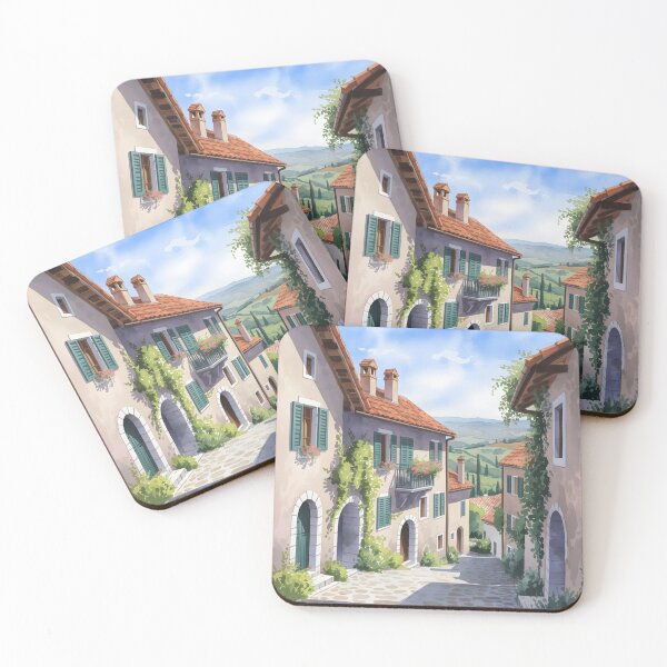 Item preview, Grožnjan, Istria: Quiet Spring Morning designed and sold by LSVart.