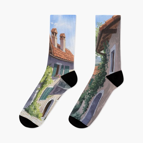 Item preview, Grožnjan, Istria: Quiet Spring Morning designed and sold by LSVart.