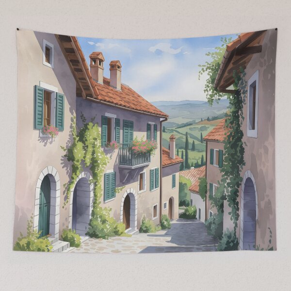 Item preview, Grožnjan, Istria: Quiet Spring Morning designed and sold by LSVart.