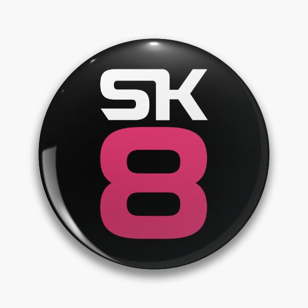 Item preview, Skate SK8 Logo Electric Pink Red designed and sold by JohnnyVillas.