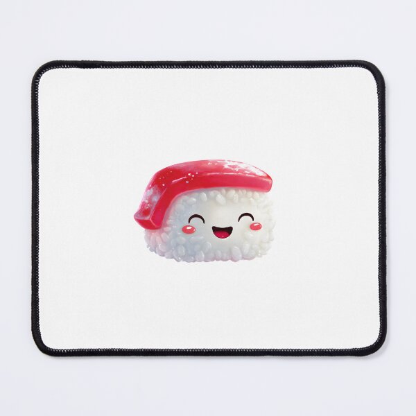 Item preview, Bright Kawaii Sushi - White Isolate Art designed and sold by IssaraStudio.