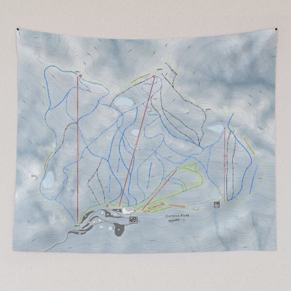 Item preview, Coronet Peak Resort designed and sold by Mapsynergy.