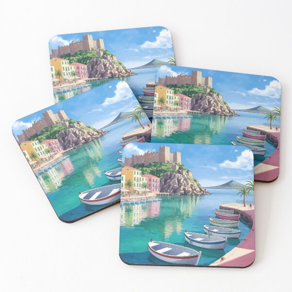 Item preview, Lipari Harbour: Summer Morning Light designed and sold by LSVart.