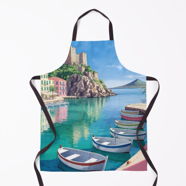 Item preview, Lipari Harbour: Summer Morning Light designed and sold by LSVart.