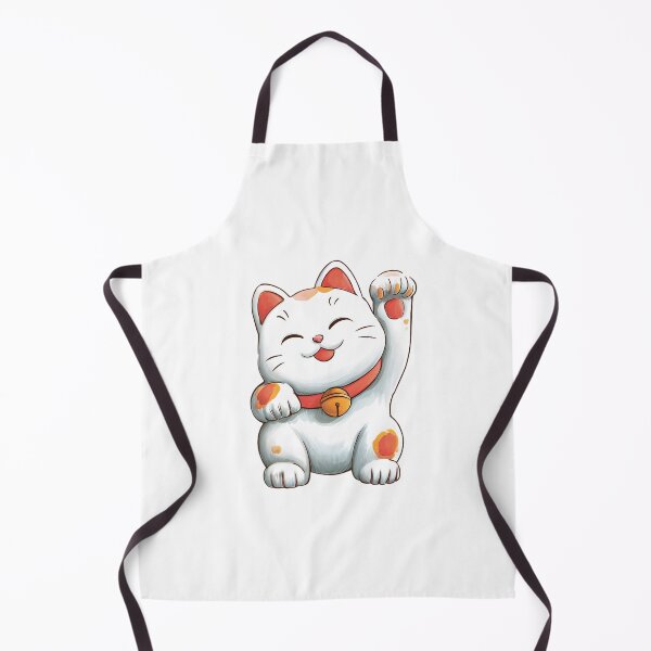 Item preview, Chibi Lucky Cat - White Background Design designed and sold by IssaraStudio.