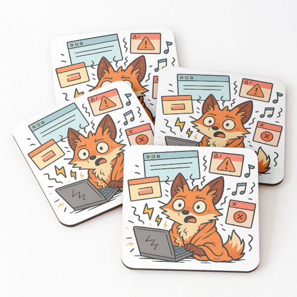 Item preview, 47 Tabs, 3 Frozen, Music Playing – ADHD Chaos Fox Design designed and sold by VibeNest01.