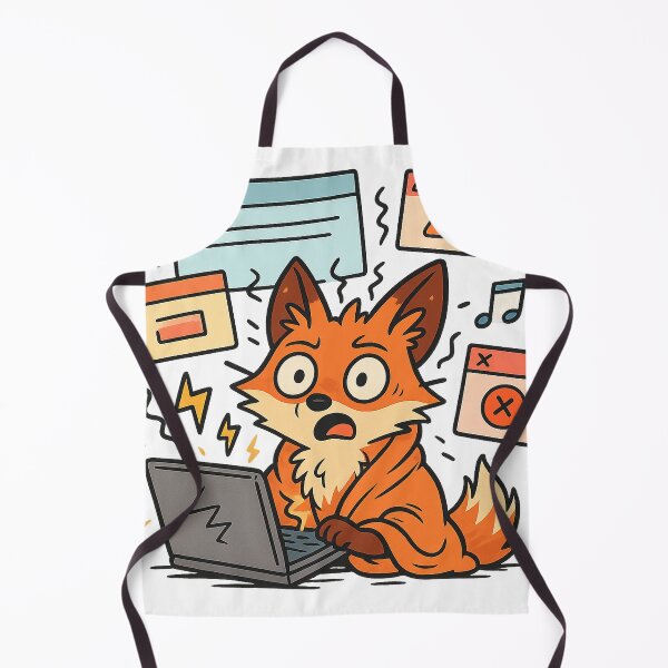 Item preview, 47 Tabs, 3 Frozen, Music Playing – ADHD Chaos Fox Design designed and sold by VibeNest01.