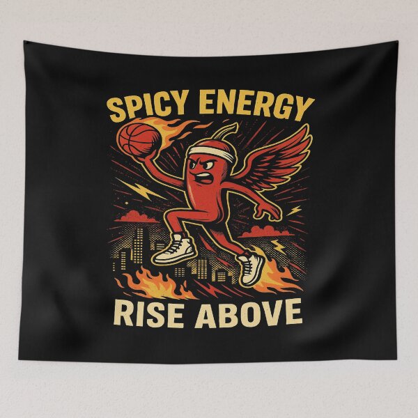 Item preview, Spicy Energy – Rise Above T-Shirt designed and sold by TimeloopAU.